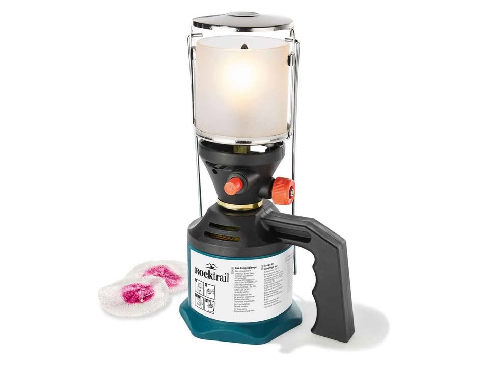 Gas camping lamp