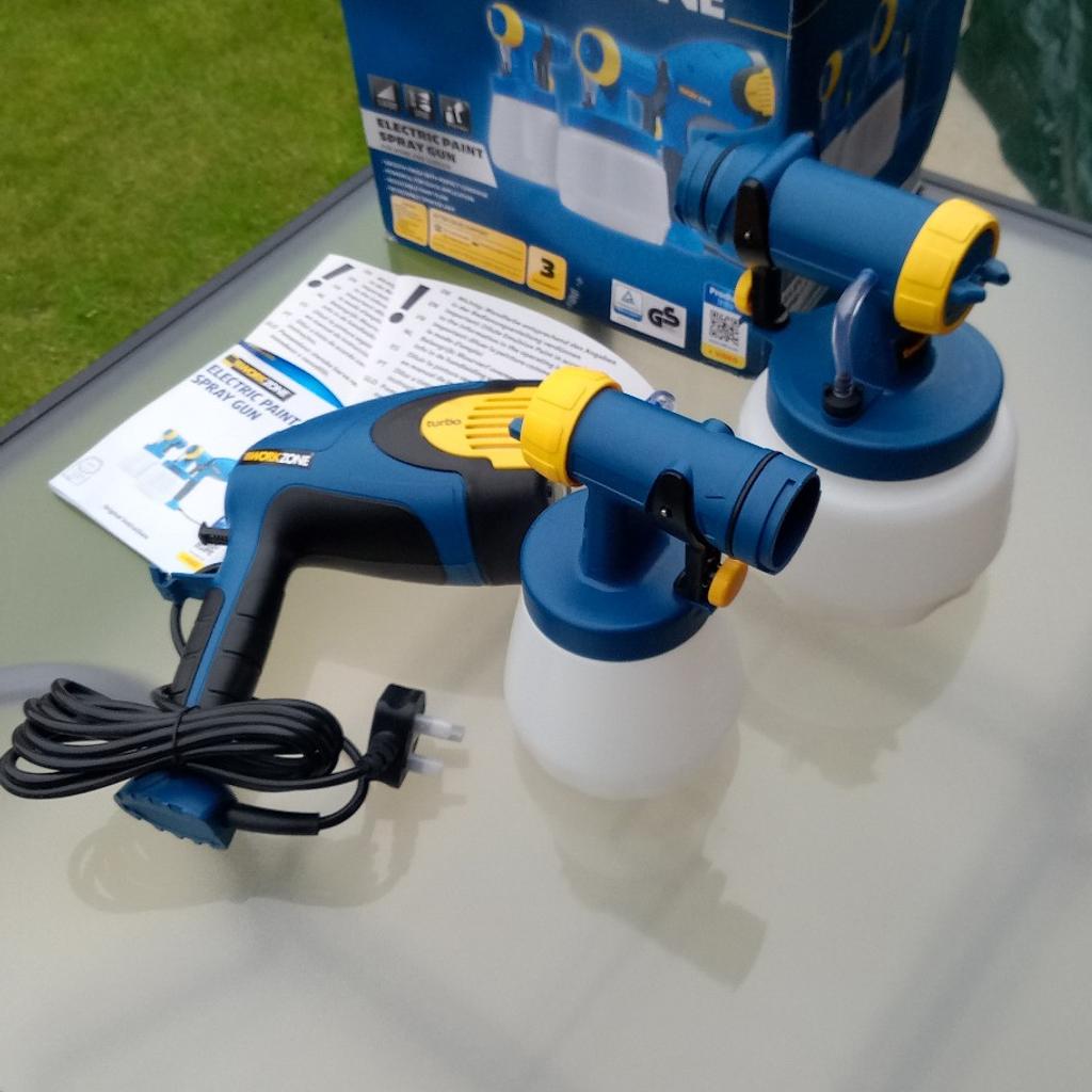 Work zone electric paint spray gun kit