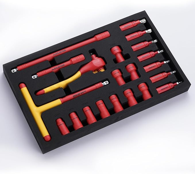 21PCS VDE Insulated Wrench Tool Set
