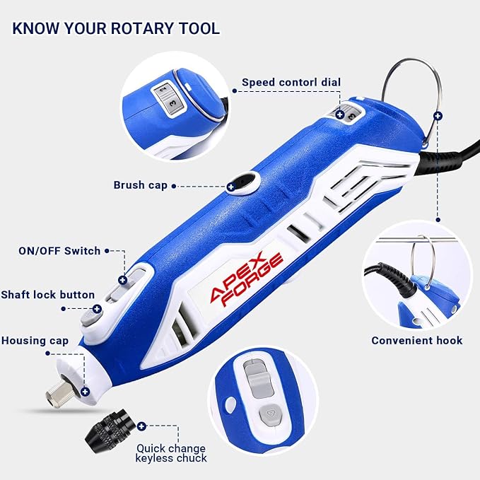 APEXFORGE Multi-Function Rotary Tool