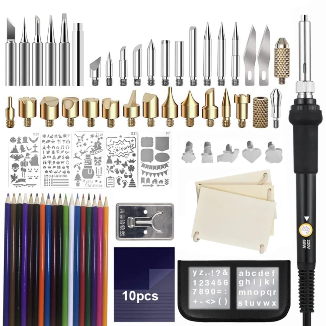 77 PCS Wood Burning Kit