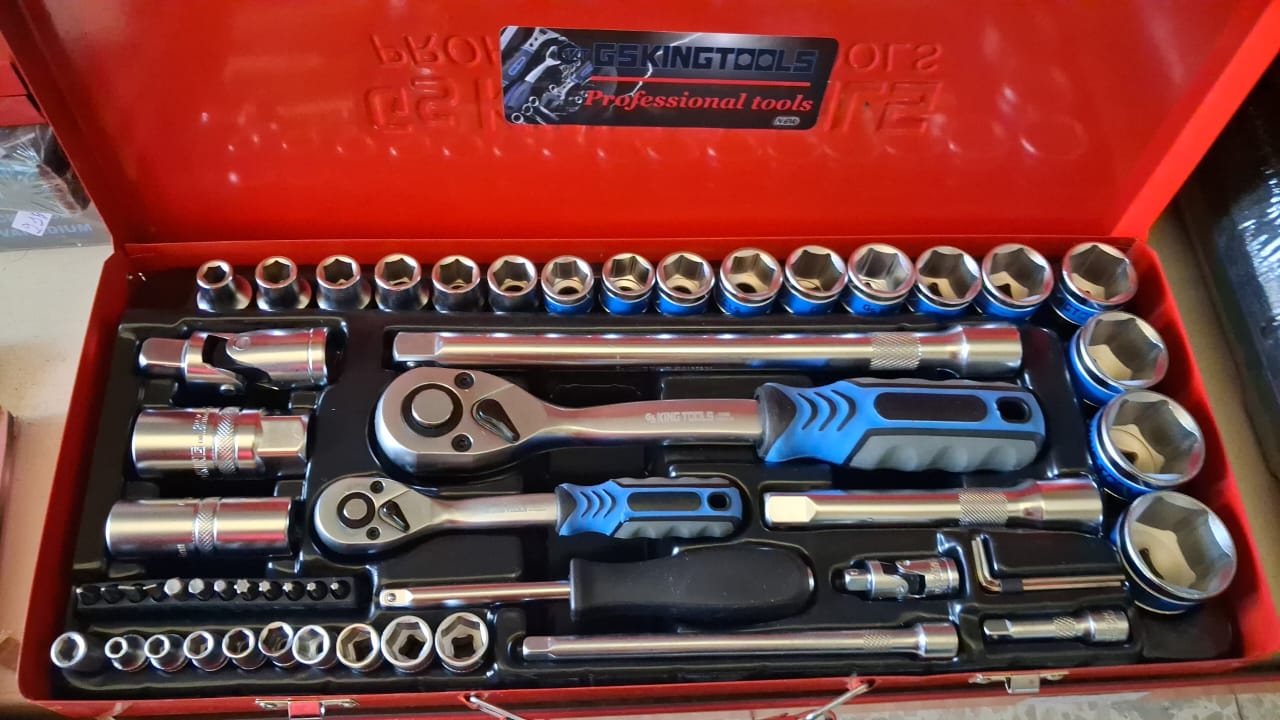 GS KING TOOLS 24 PCS 1/2″ DRIVE HEX SOCKET SET HEAVY DUTY