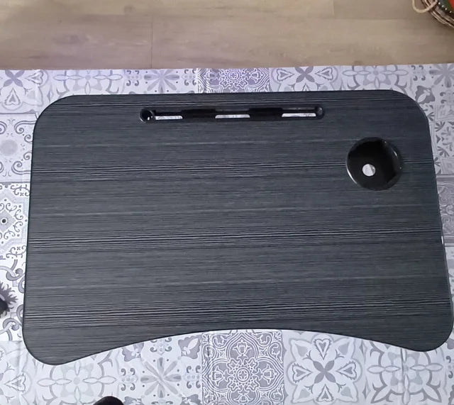 Folding laptop table