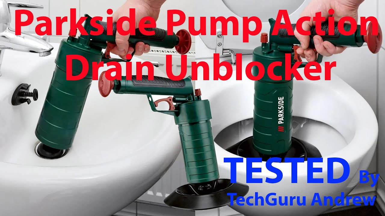 Pump action drain unblocker