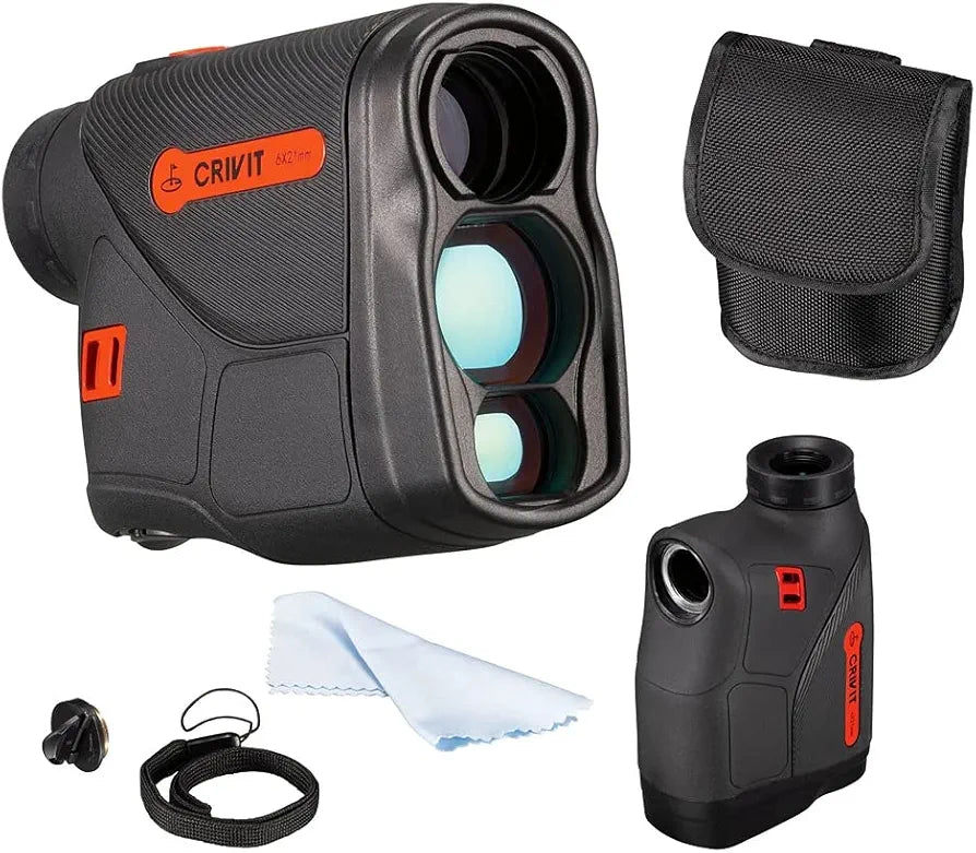 CRIVIT Professional 6x Magnification Laser Rangefinder Laser Rangefinder for Golf Hunting