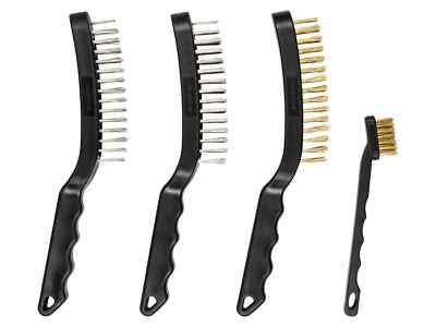 4-piece wire brush set
